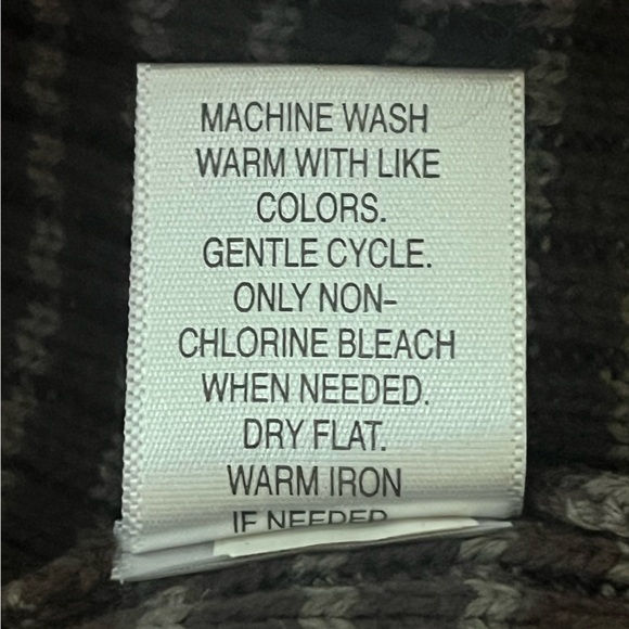 Sonoma Brown & Tan Striped Fitted Ribbed Turtleneck Sweater. Women’s Size XL - Picture 8 of 8